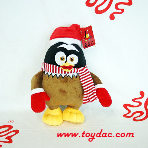 Plush Christmas Penguin Toy