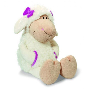 Plush Animal Cartoon White Sheep