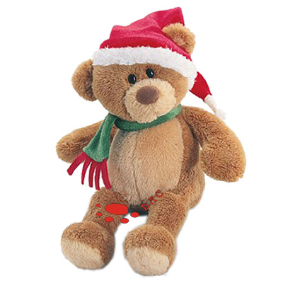 Christmas Holiday Toy Red Hat Bear