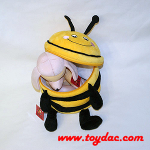 Plush Kids Toy Animal Bee Bag