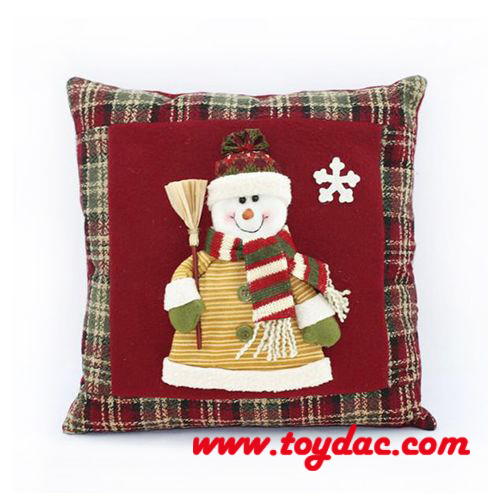Stuffed Snowman Christmas Cushions