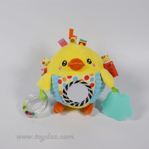 Plush Baby Soft Educational Toy with Teether