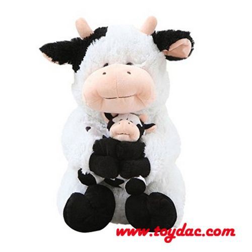 Plush Soft Big Cow and Baby Cow