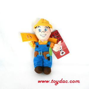 Plush Boy Cartoon Character Toy
