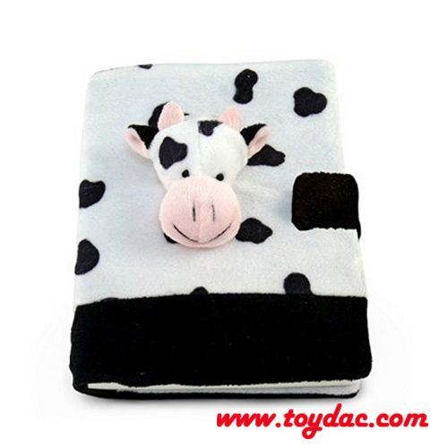Plush Animal Cow Notebook for Kids