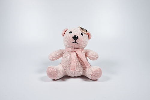 Oso de peluche rosa