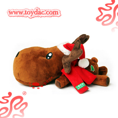 Plush Soft Christmas Reindeer Cushion