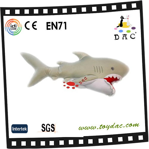 Plush Grey Shark Toy
