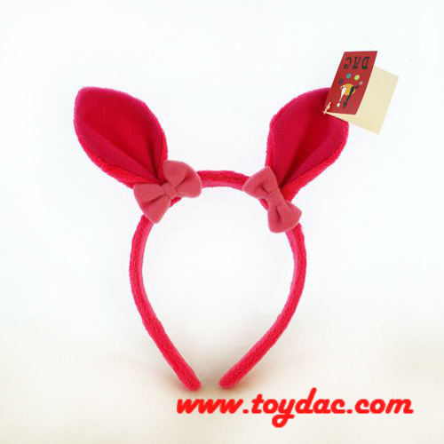 Plush Animal Rabbit Ears Headband for Easter Parties