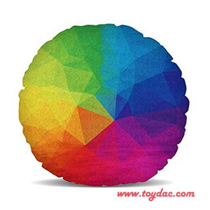 Digital Printed Home Textile Rainbow Cushion
