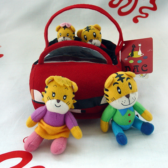 Plush Tiger Family Toy Set