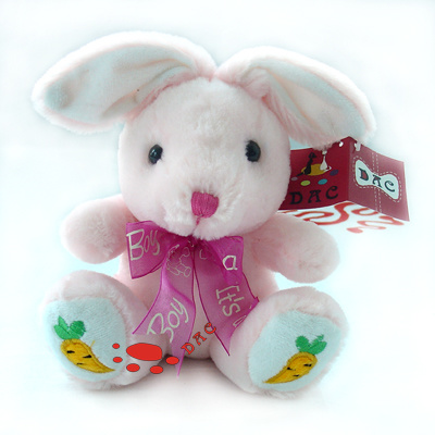 Stuffed Pink Bunny Toy